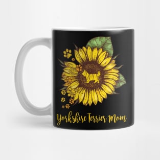 SUNFLOWER YORKSHIRE TERRIER MOM Mug